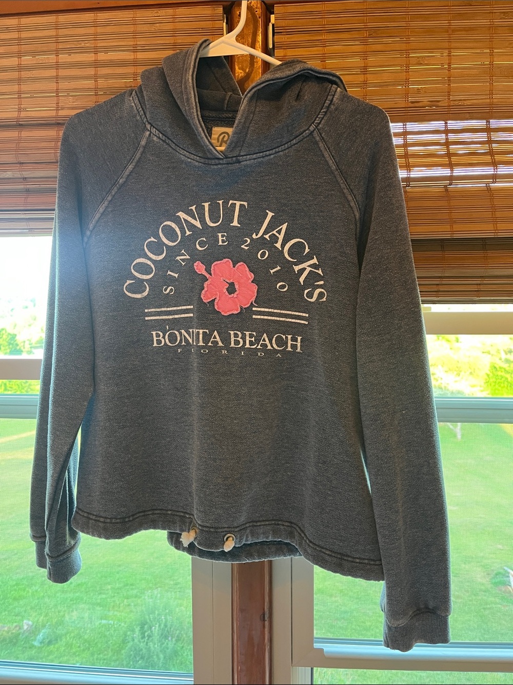 Blue 84 Heather Navy grayish acid wash Hooded Sweatshirt